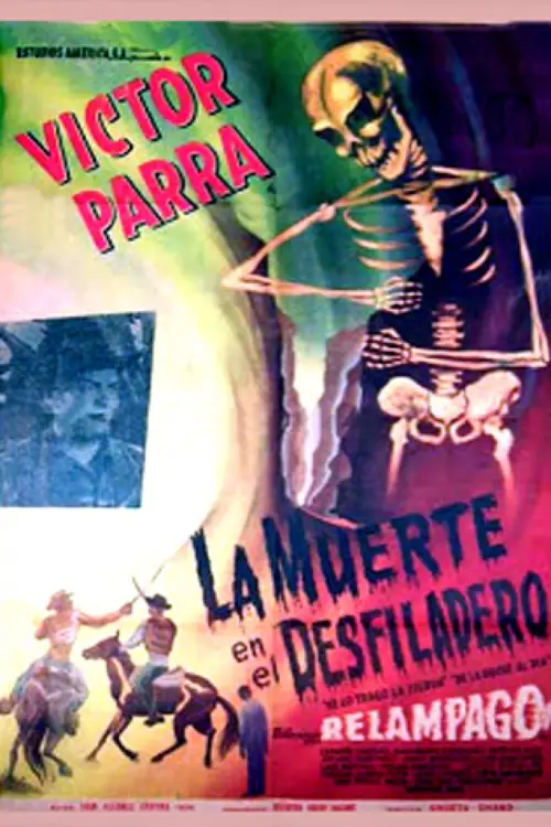 Movie poster "La muerte en el desfiladero"