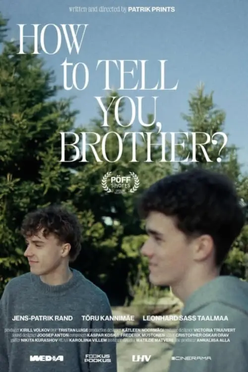 Movie poster "How to Tell You, Brother"