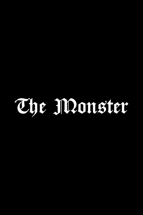 Movie poster "The Monster"