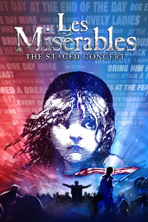 Movie poster "Les Misérables: The Staged Concert"