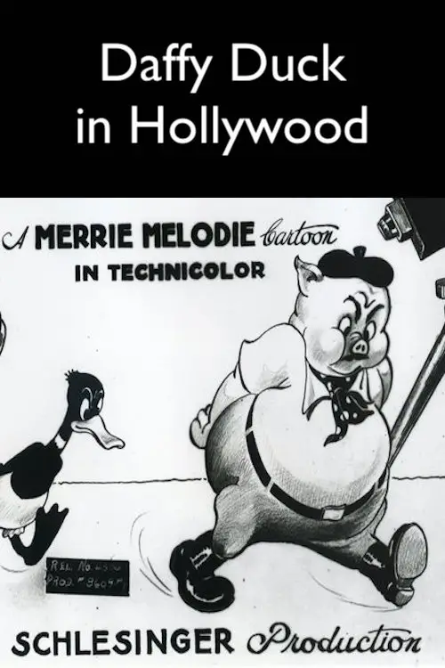 Movie poster "Daffy Duck in Hollywood"