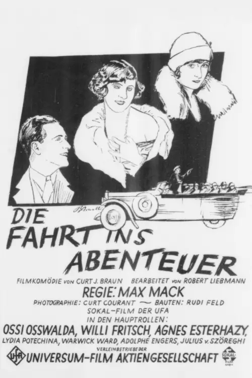 Movie poster "Die Fahrt ins Abenteuer"