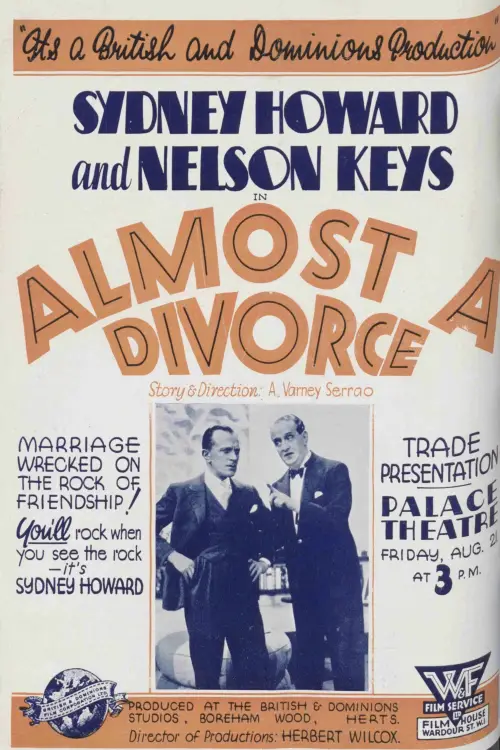 Movie poster "Almost a Divorce"