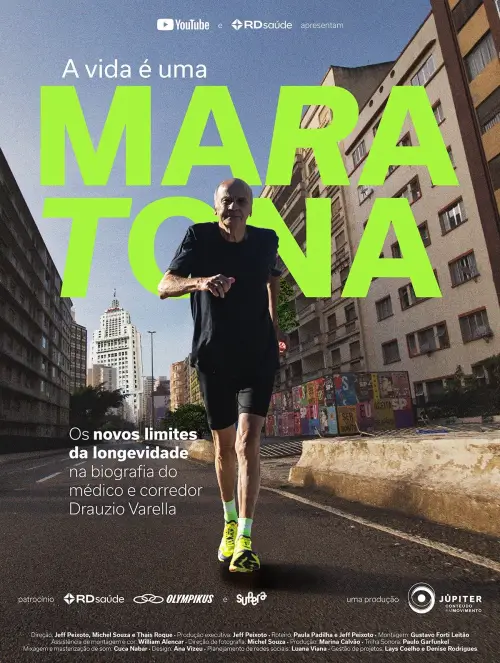 Movie poster "A Vida é uma Maratona"