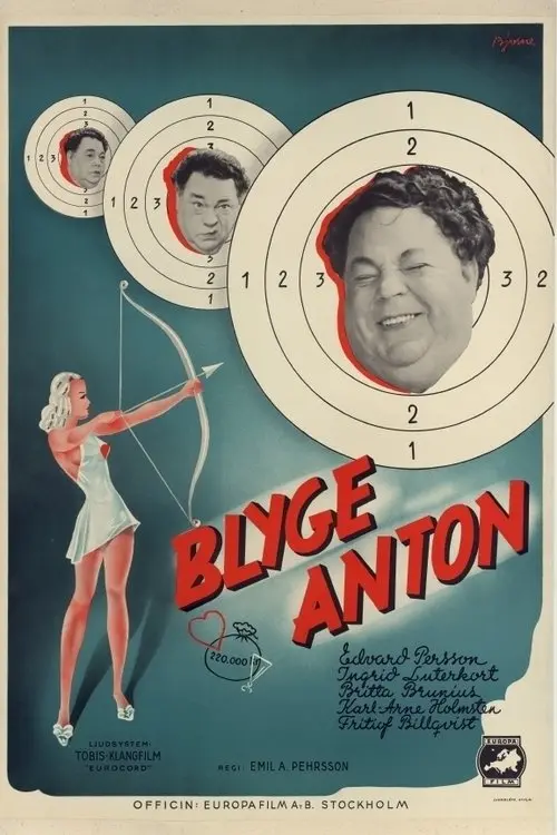 Movie poster "Blyge Anton"