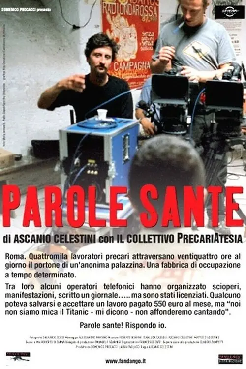 Movie poster "Parole sante"