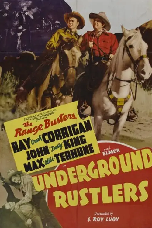 Movie poster "Underground Rustlers"