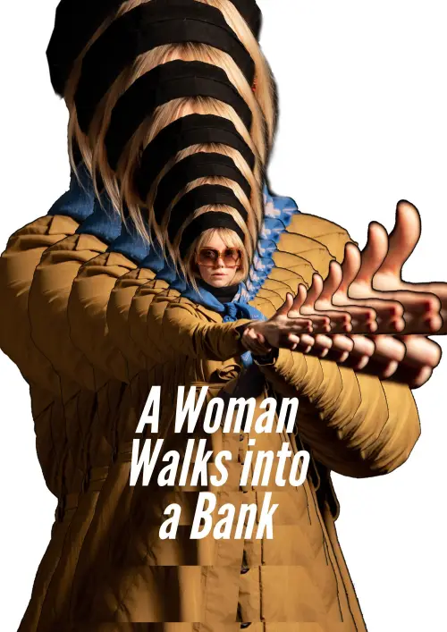 Movie poster "A Woman Walks Into A Bank"