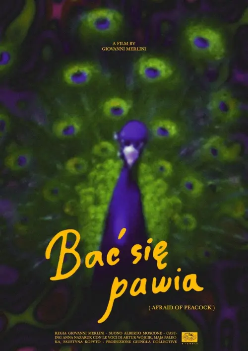 Movie poster "Afraid of Peacock"