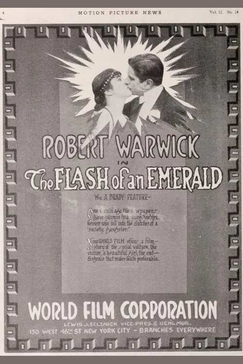 Movie poster "The Flash of an Emerald"