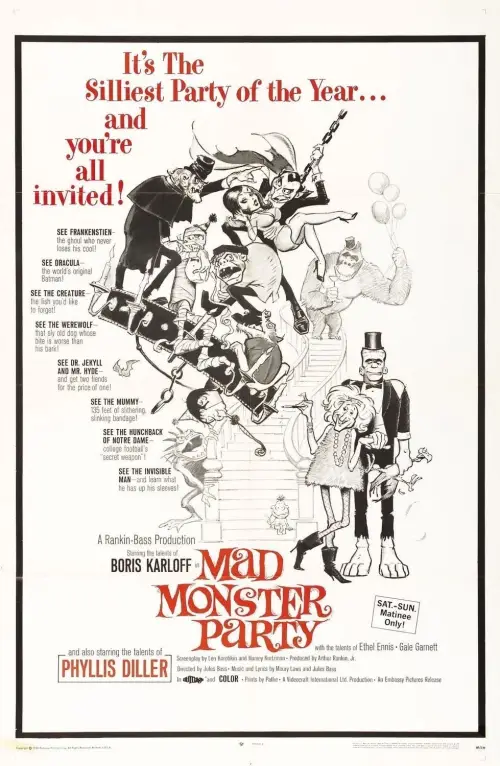 Movie poster "Mad Monster Party?"