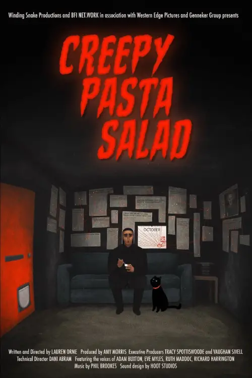 Movie poster "Creepy Pasta Salad"