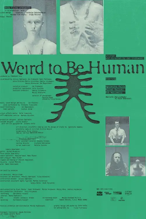Movie poster "Weird to Be Human"