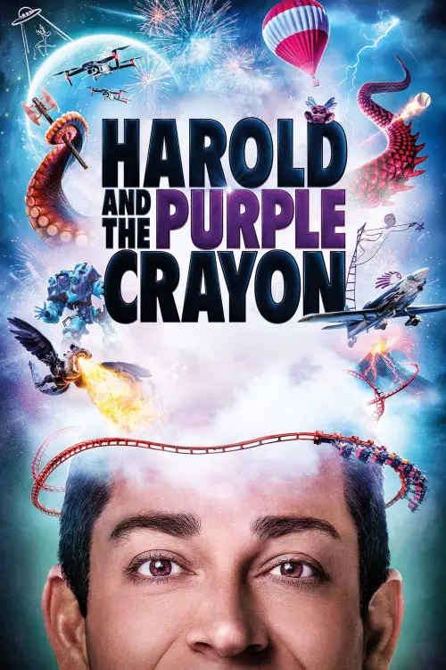 Movie poster "Harold and the Purple Crayon"