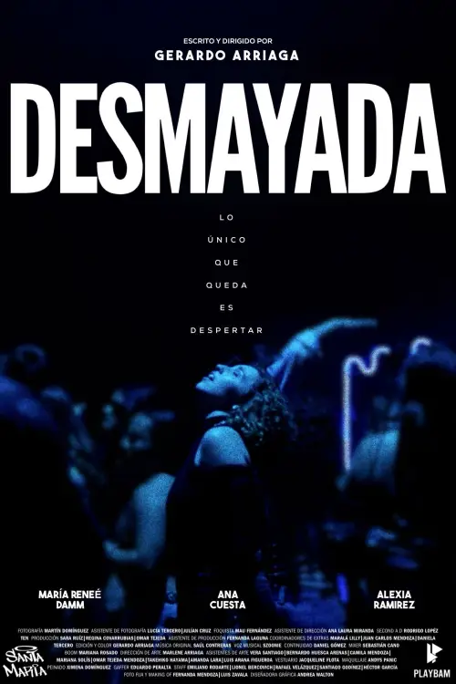 Movie poster "Desmayada"