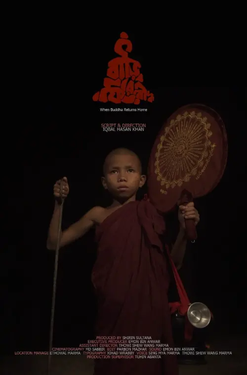 Movie poster "When Buddha Returns Home"