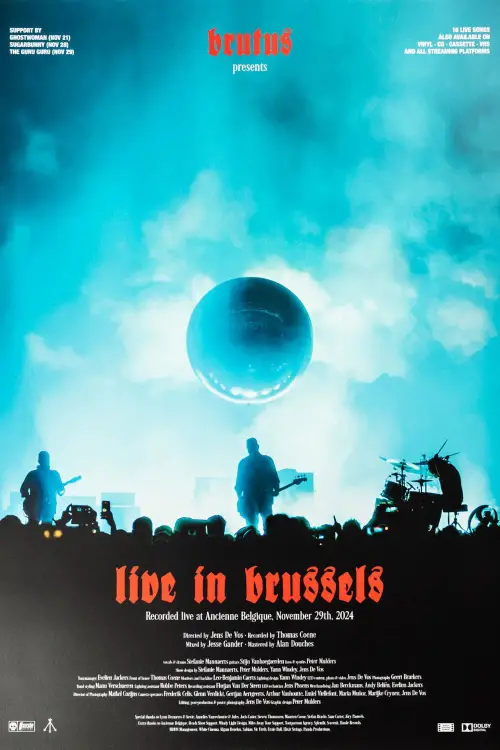 Movie poster "Brutus: Live In Brussels"