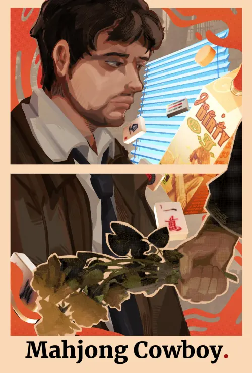 Movie poster "Mahjong Cowboy"