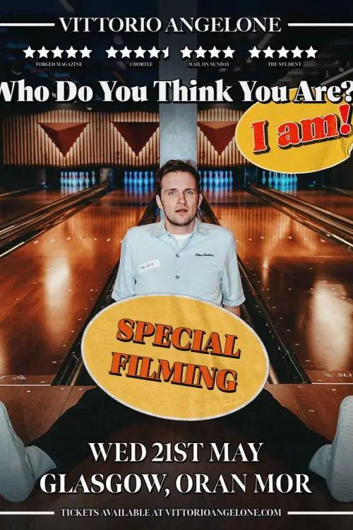 Movie poster "Vittorio Angelone: Who Do You Think You Are? I Am!"