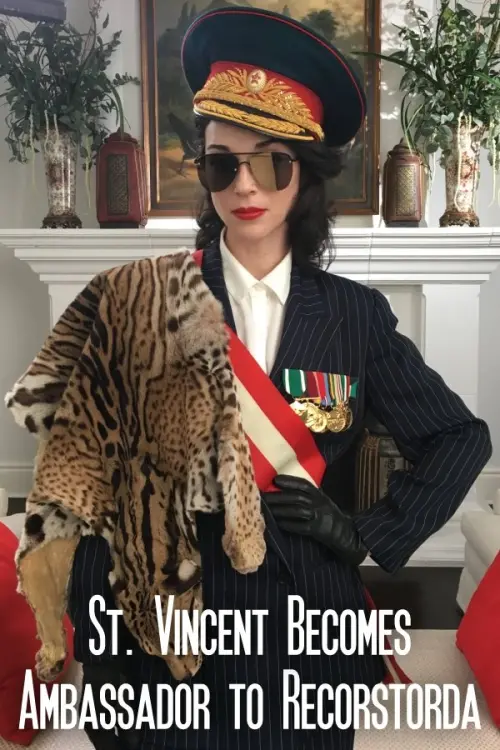 Movie poster "St. Vincent Becomes Ambassador to Recorstorda"