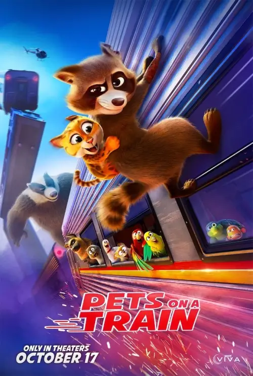 Movie poster "Pets on a Train"