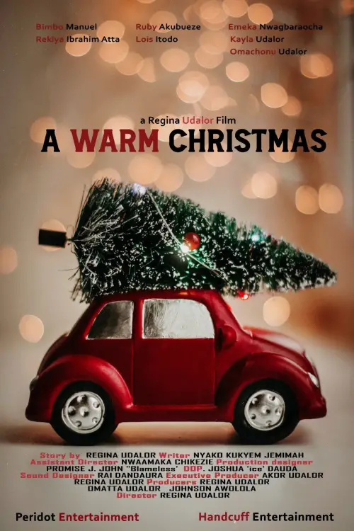 Movie poster "A Warm Christmas"