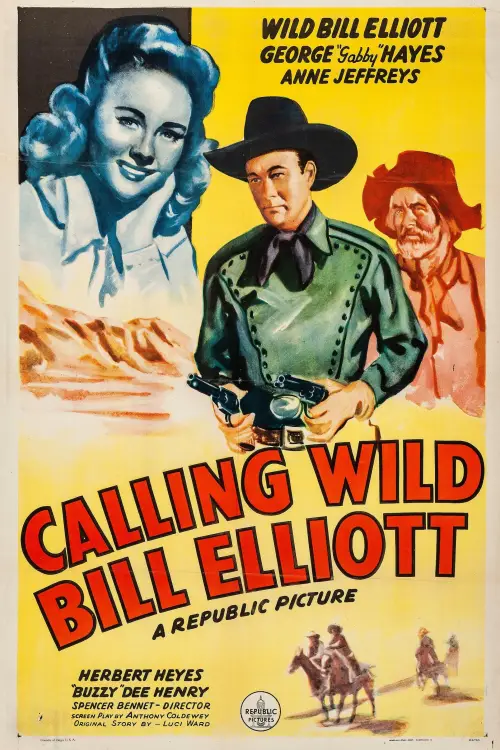 Movie poster "Calling Wild Bill Elliott"