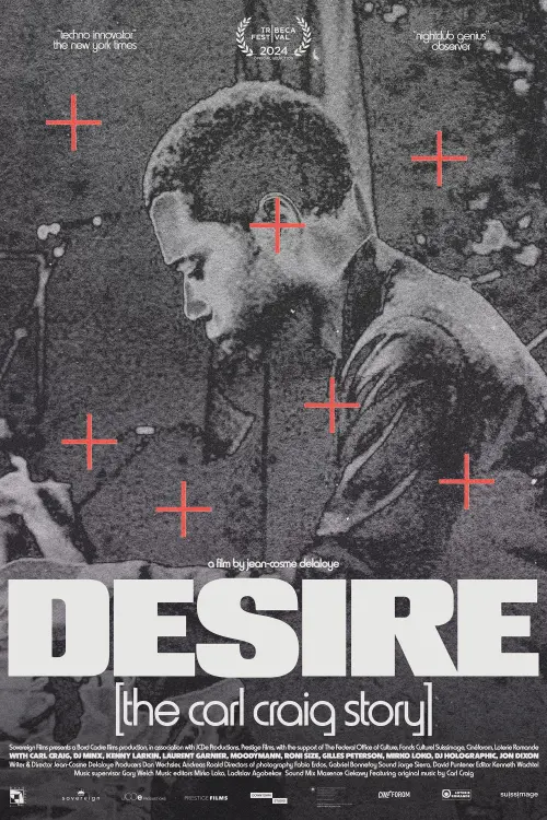 Movie poster "Desire: The Carl Craig Story"
