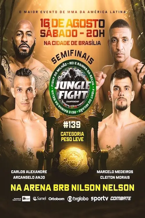 Movie poster "Jungle Fight 139: Fight of the Million Semifinals"