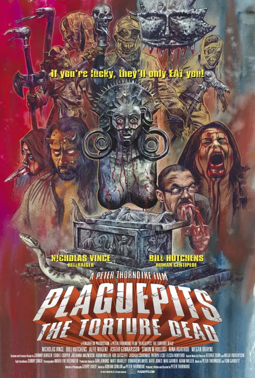 Movie poster "Plaguepits: The Torture Dead"