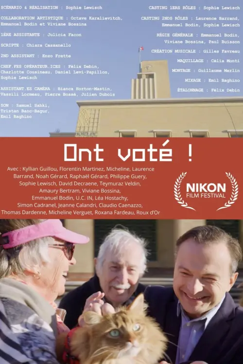 Movie poster "Ont Voté"