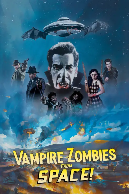 Movie poster "Vampire Zombies...from Space!"