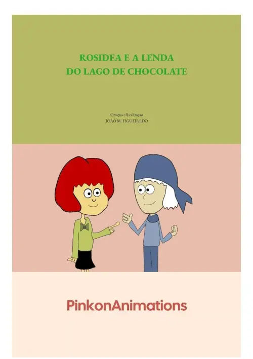 Movie poster "Rosidea e a Lenda do Lago de Chocolate"