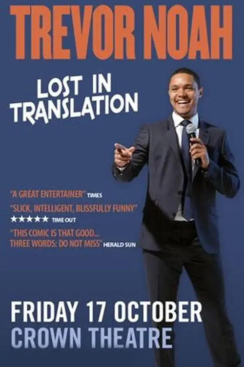 Movie poster "Trevor Noah: Lost In Translation"