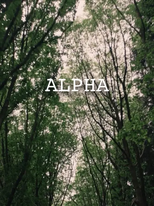 Movie poster "ALPHA."