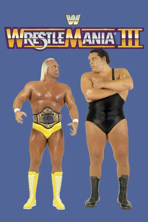 Movie poster "WrestleMania III"