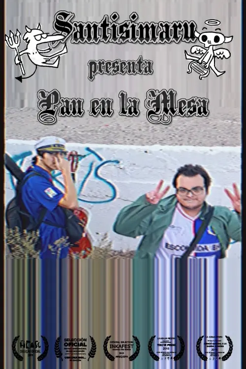 Movie poster "Santisimaru presents Pan en la Mesa - The Documentary"