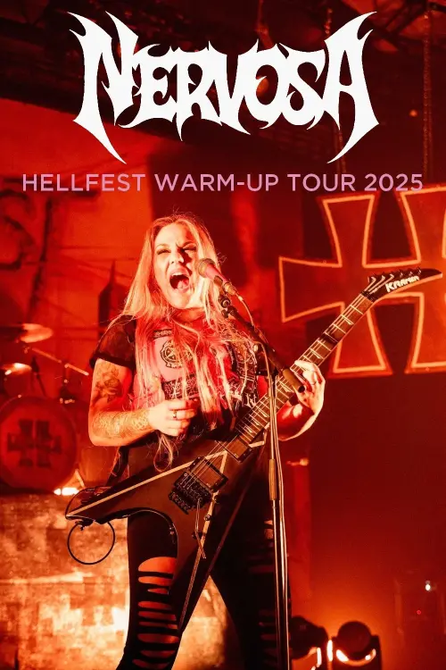 Movie poster "Nervosa - Hellfest Warm-Up Tour 2025"