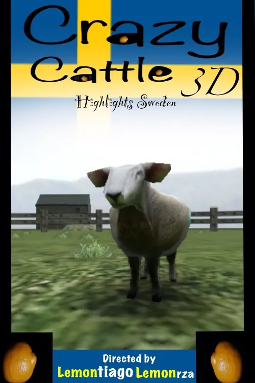 Movie poster "Crazy Cattle 3D Highlights Sweden"