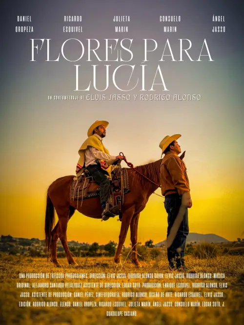 Movie poster "Flores para lucia"