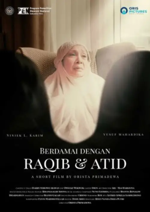 Movie poster "Berdamai Dengan Raqib dan Atid"