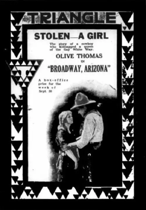 Movie poster "Broadway Arizona"