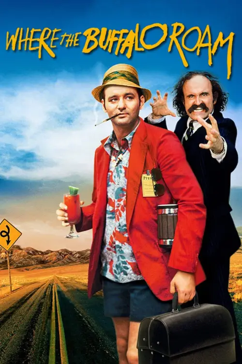 Movie poster "Where the Buffalo Roam"