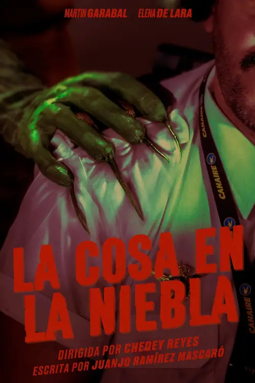 Movie poster "La cosa en la niebla"