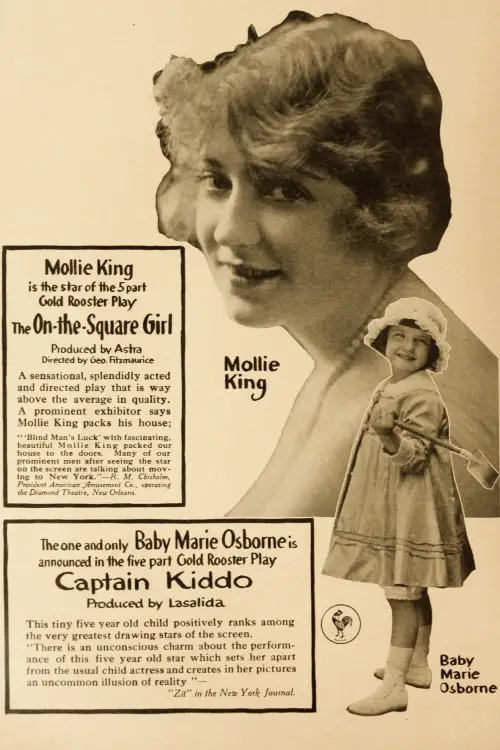 Movie poster "The On-the-Square Girl"