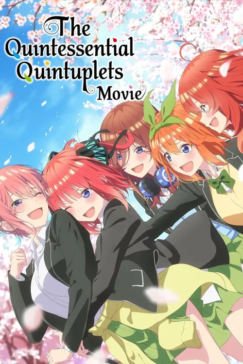 Movie poster "The Quintessential Quintuplets Movie"