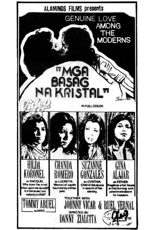Movie poster "Mga Basag Na Kristal"