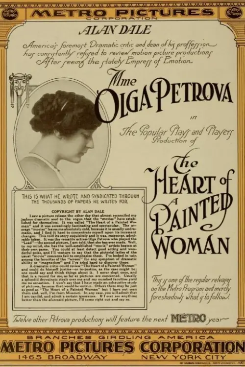 Movie poster "Heart of a Painted Woman"
