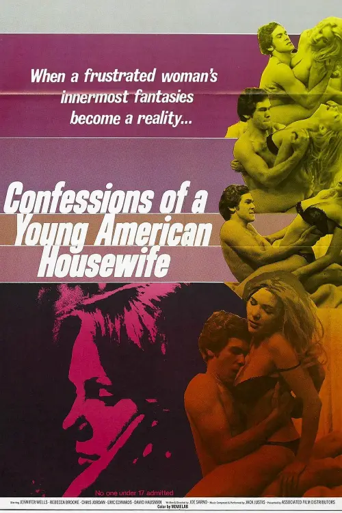 Movie poster "Confessions of a Young American Housewife"
