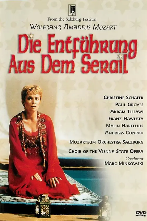 Movie poster "Mozart: Die Entführung Aus Dem Serail"